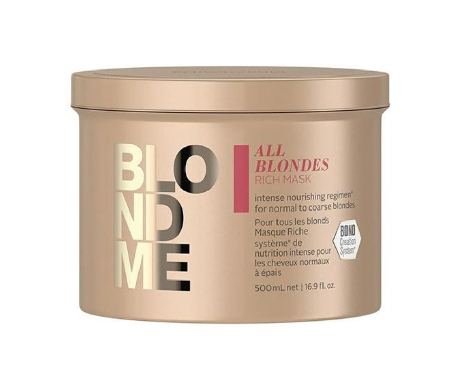 🥕 Schwarzkopf Blond Me All Blondes Rich mask 500ml / 16.9 oz. thumbnail
