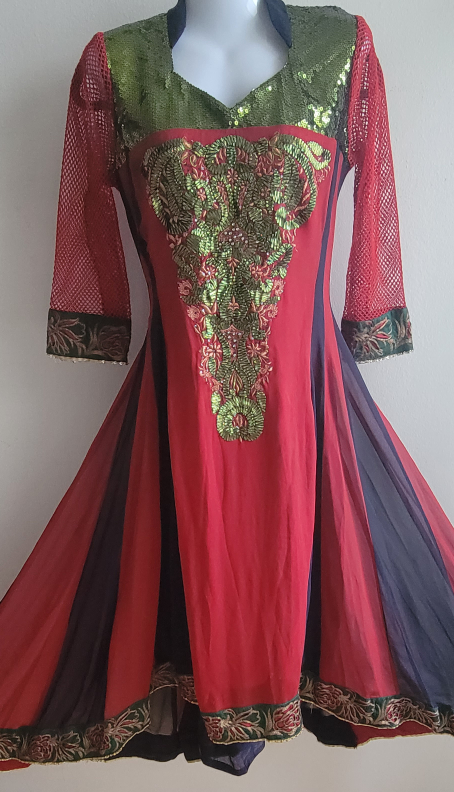 Long Fancy Dress for Eid and other Parties image indicator(2)