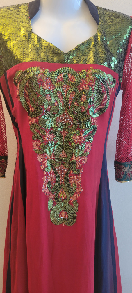 Long Fancy Dress for Eid and other Parties image indicator(3)