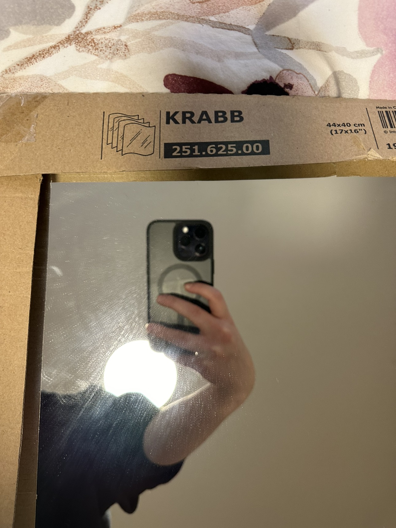 IKEA KRABB mirror ( 4 pieces ) image indicator(2)