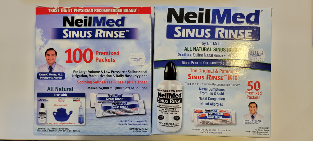 Neil Med Sinus Rinse (2 boxes) thumbnail