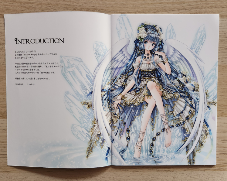 Shiitake's art collection Rainbow Wings picture book - photo 3