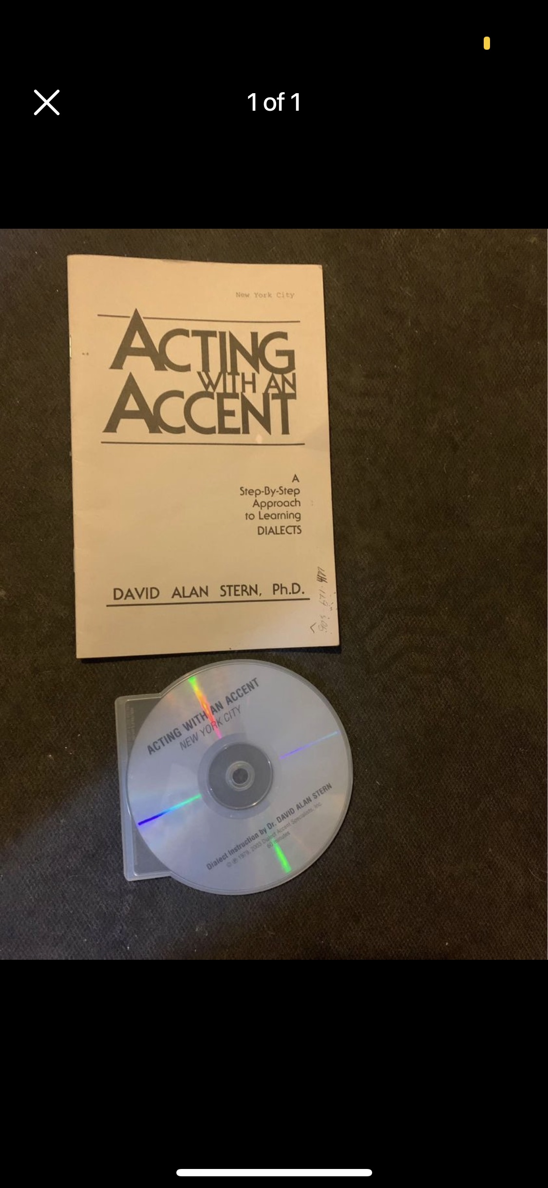 Acting with an accent (New York)