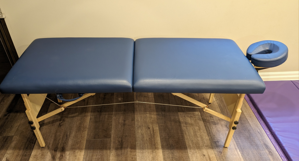 Massage table