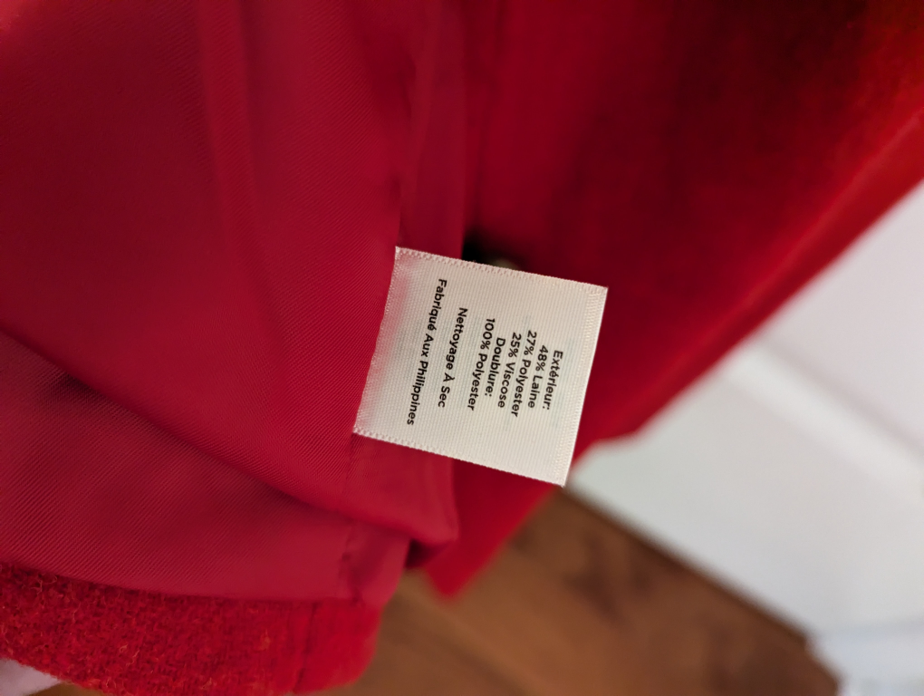 Wool/polyester blend blazer #freecycle image indicator(5)