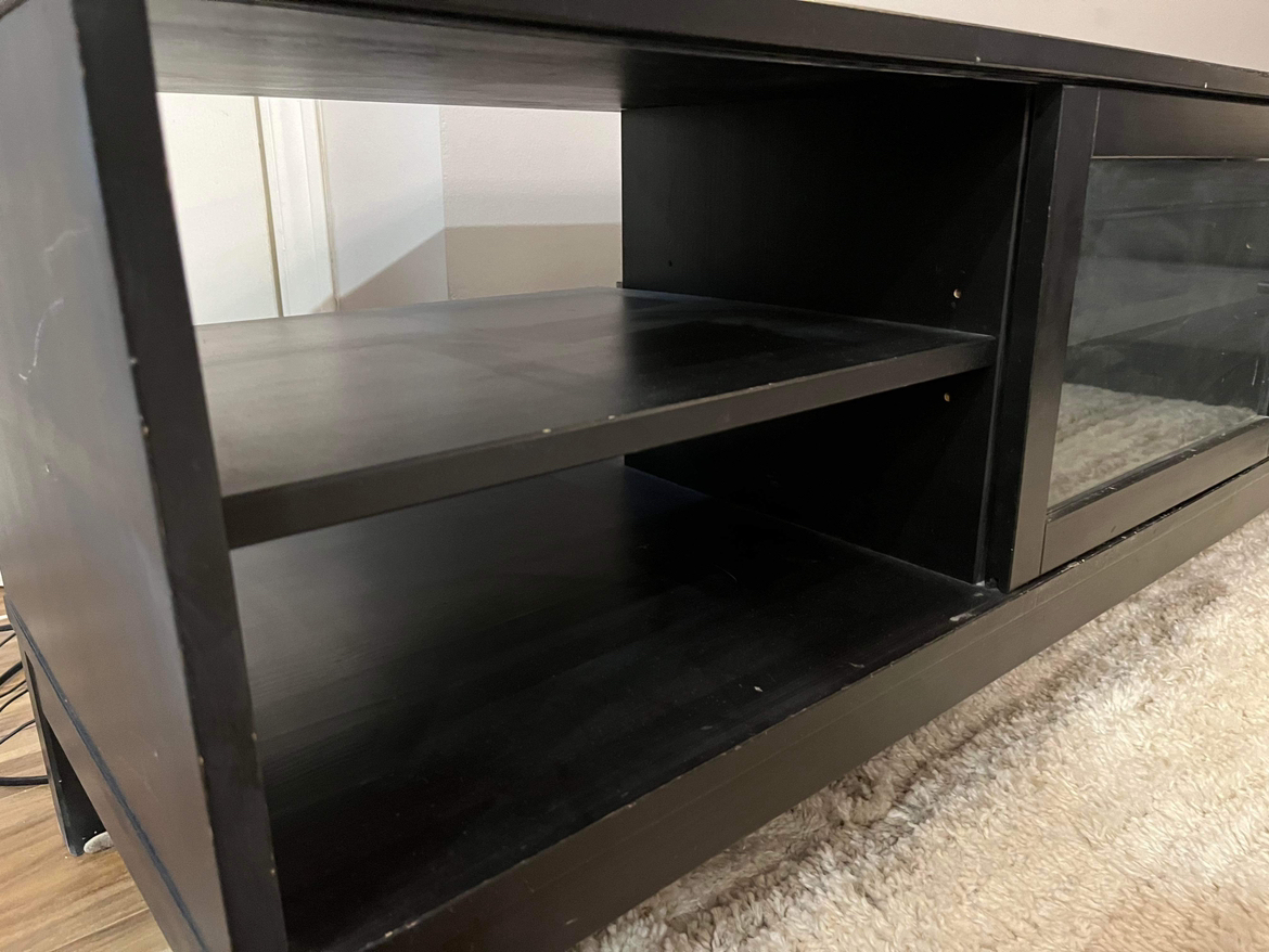Black TV stand - photo 2