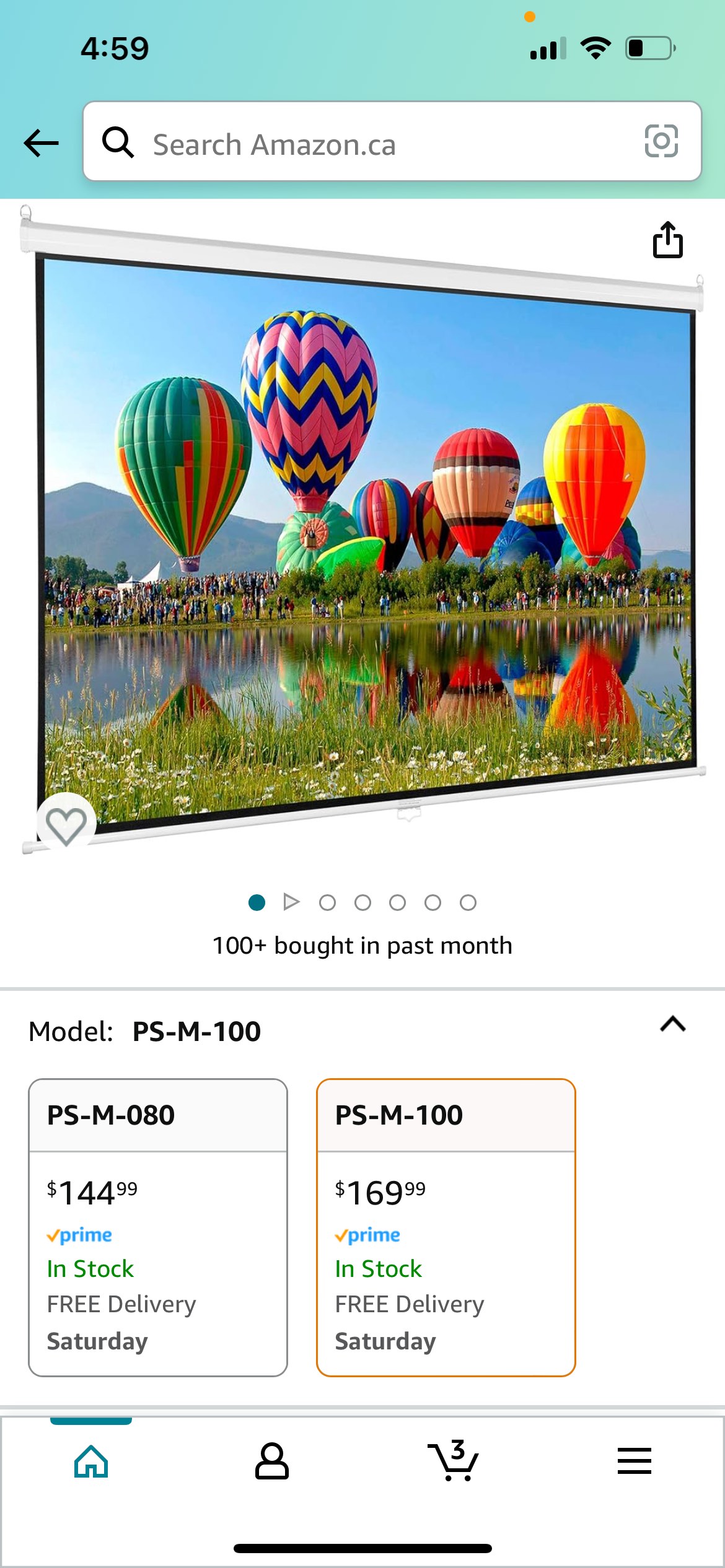 Projector screen
