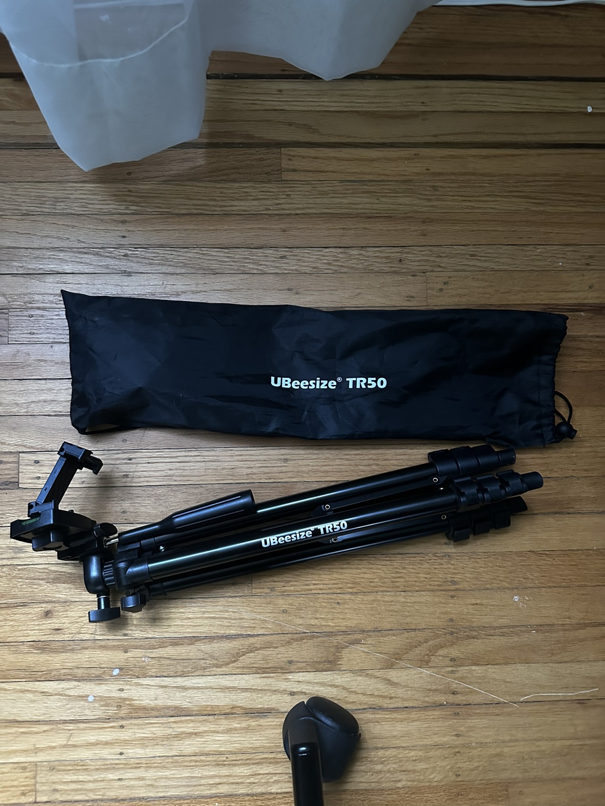UBeesize Phone Tripod, 50" Adjustable Travel Video Tripod thumbnail