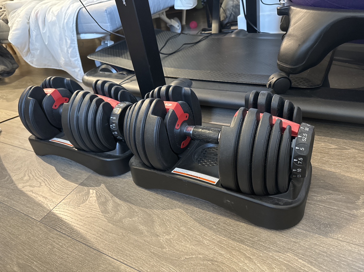Adjustable Dumbbells / weights (BRAND NEW) (5-52.5lbs)
