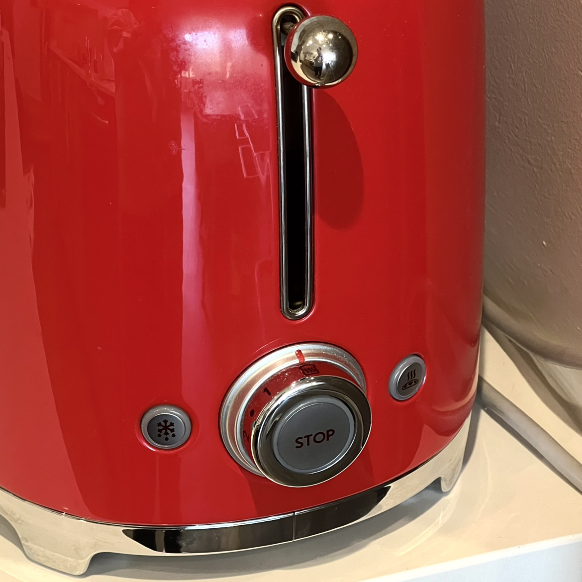 SMEG 4-slice Toaster- Red - photo 2