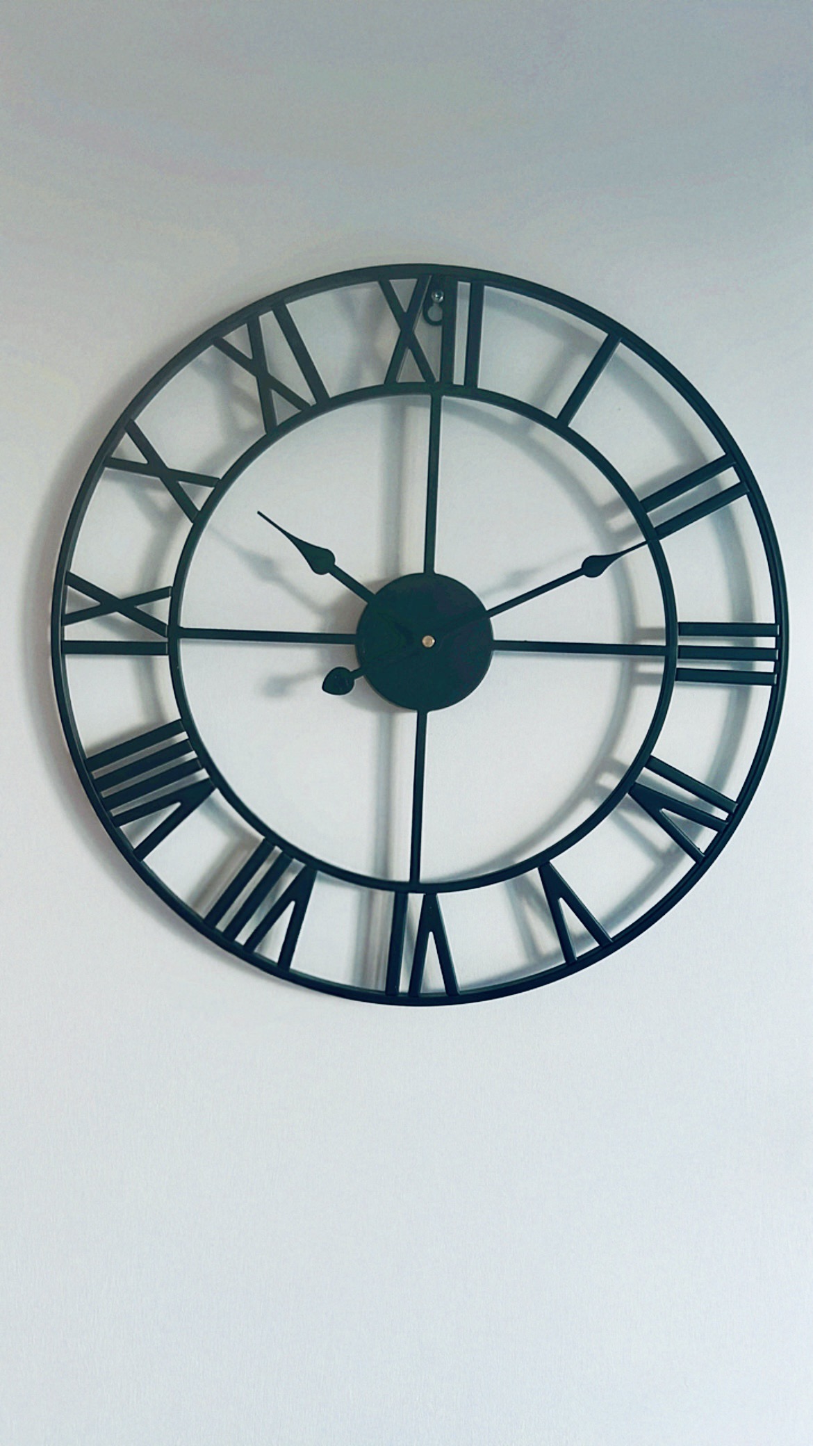 Wall clock black colour moving out sale thumbnail