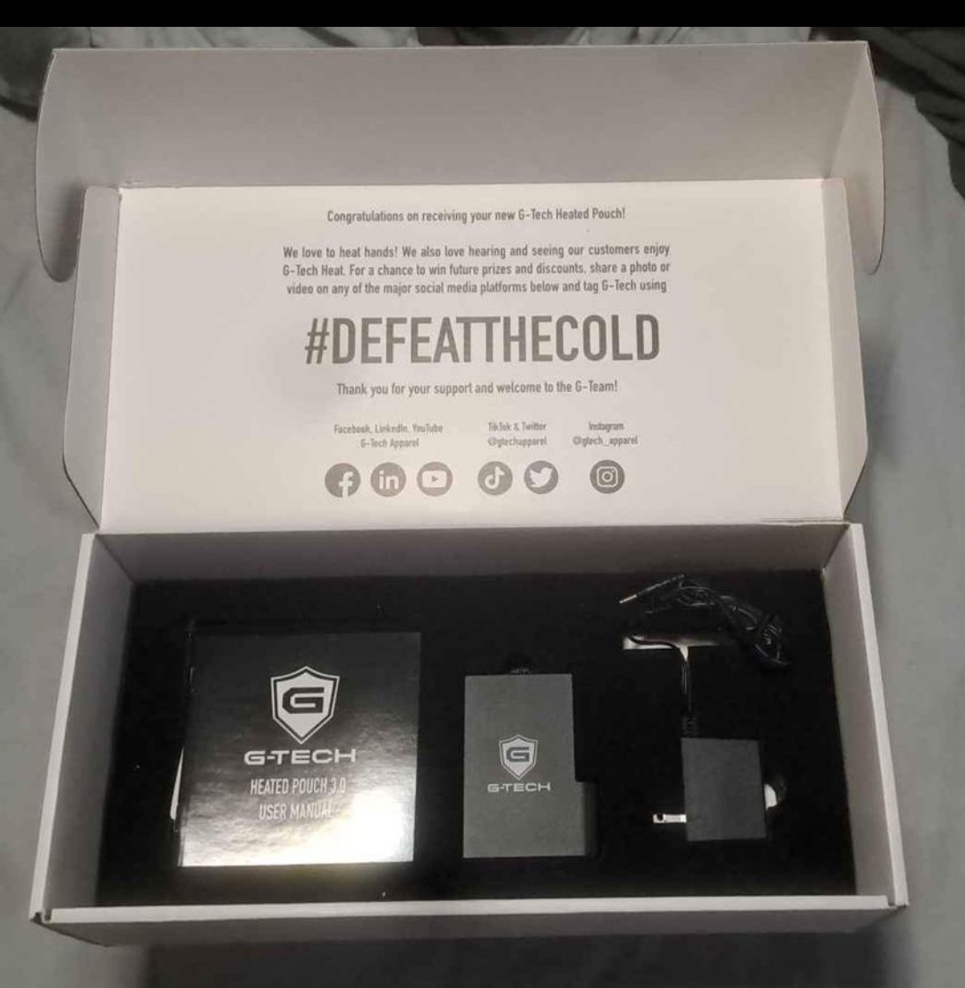 G-Tech Heated Puch Brand New with tags image indicator(3)