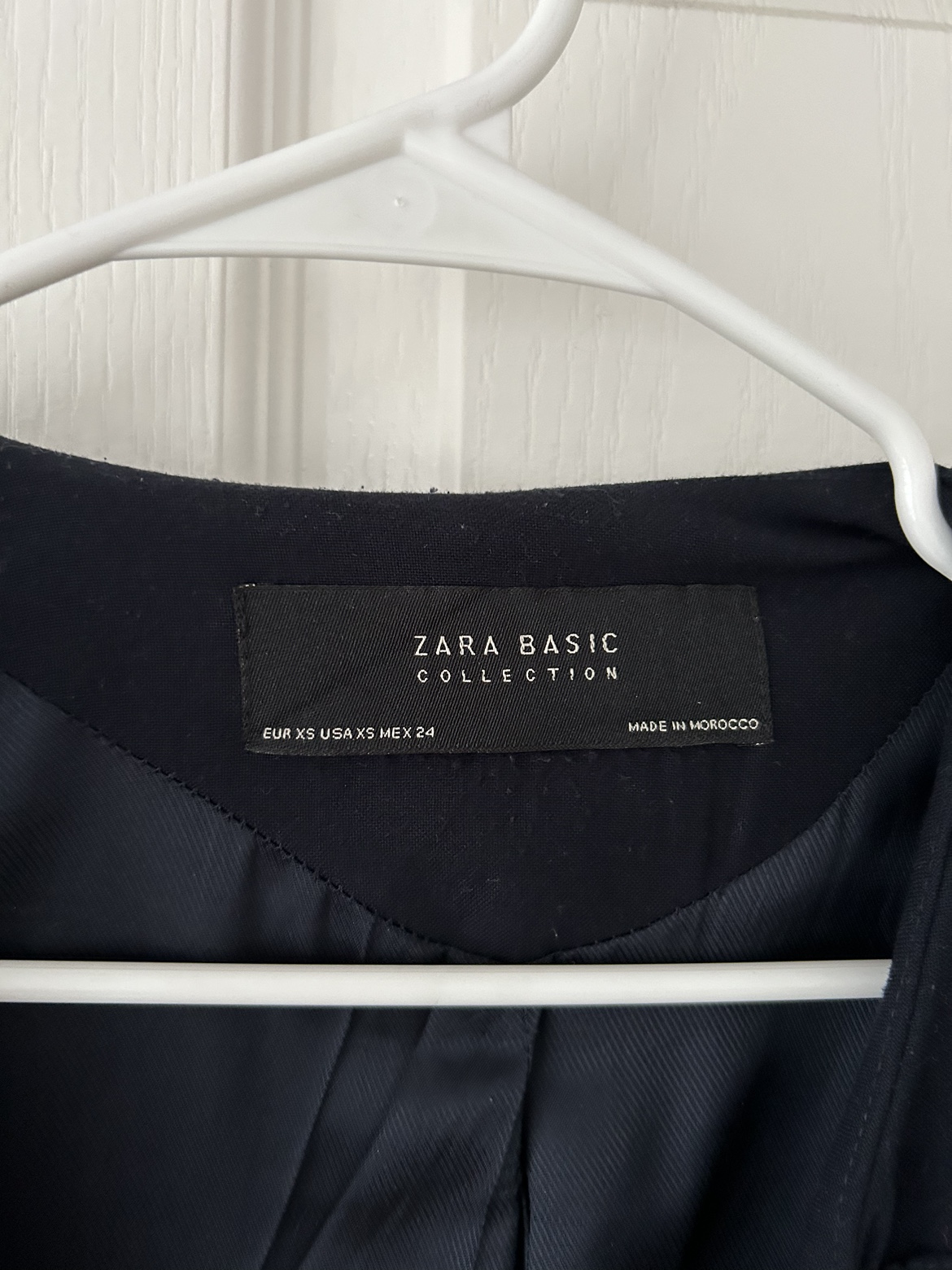 Navy Zara Coat image indicator(3)