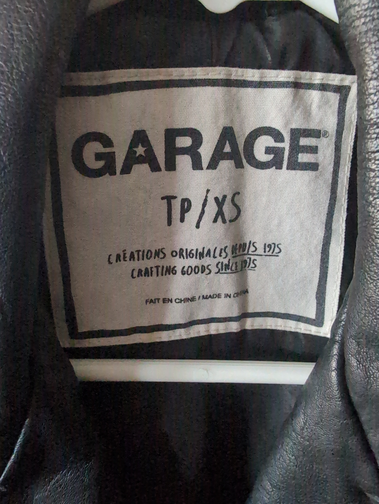 Garage brand faux leather jacket, size XS - photo 2
