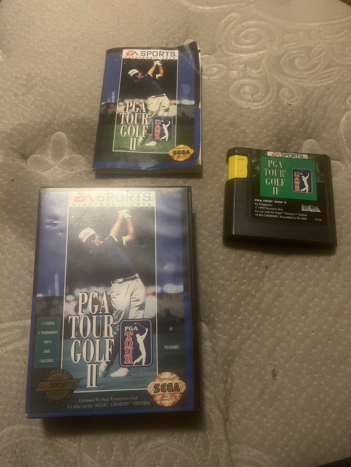 PGA tour golf 2 for sega genesis thumbnail