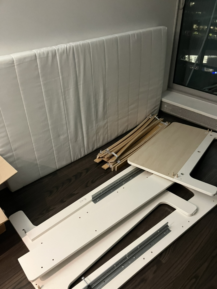 Twin mattress&frame - photo 2