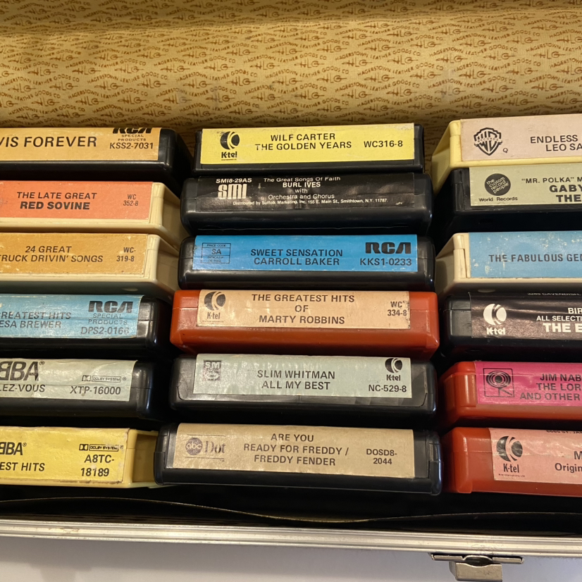 8-track cassettes and case #freecycle - photo 4