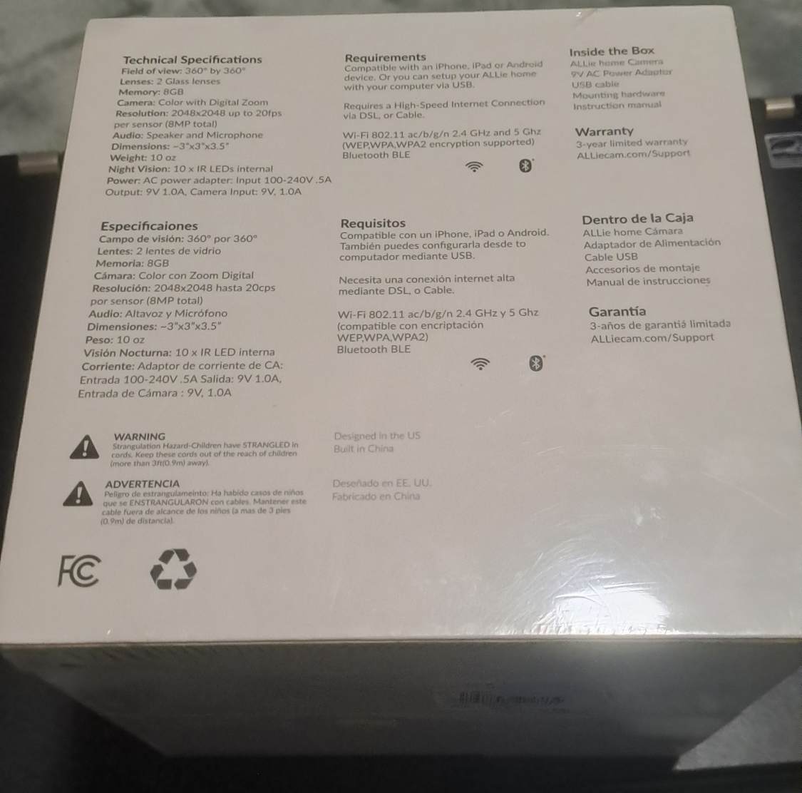 ALLie Home Smart Camera Brand New image indicator(5)