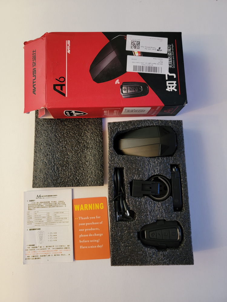 Bike Tail Signal Lights A6 4-in-1 Bicycle Bike Security Lock image indicator(10)