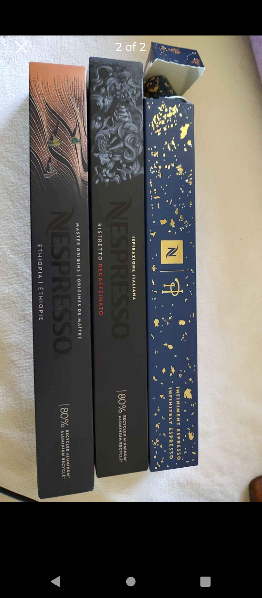 Nespresso coffee capsules -original - photo 2