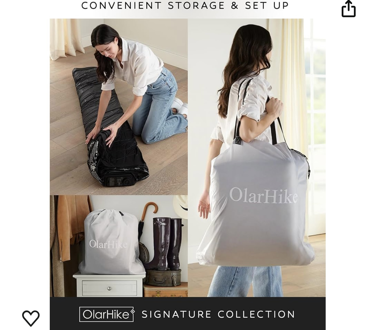Brand: OlarHike Air Mattress - photo 2