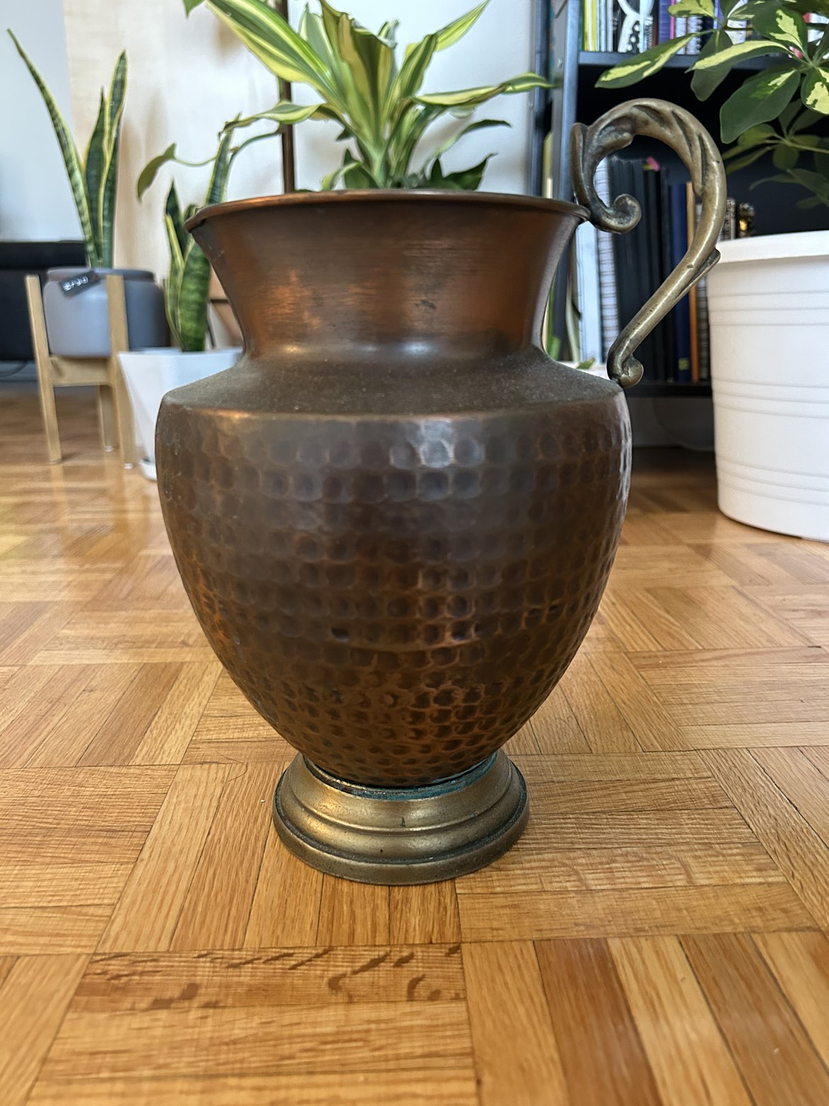 Antiqued copper finished jug - photo 2