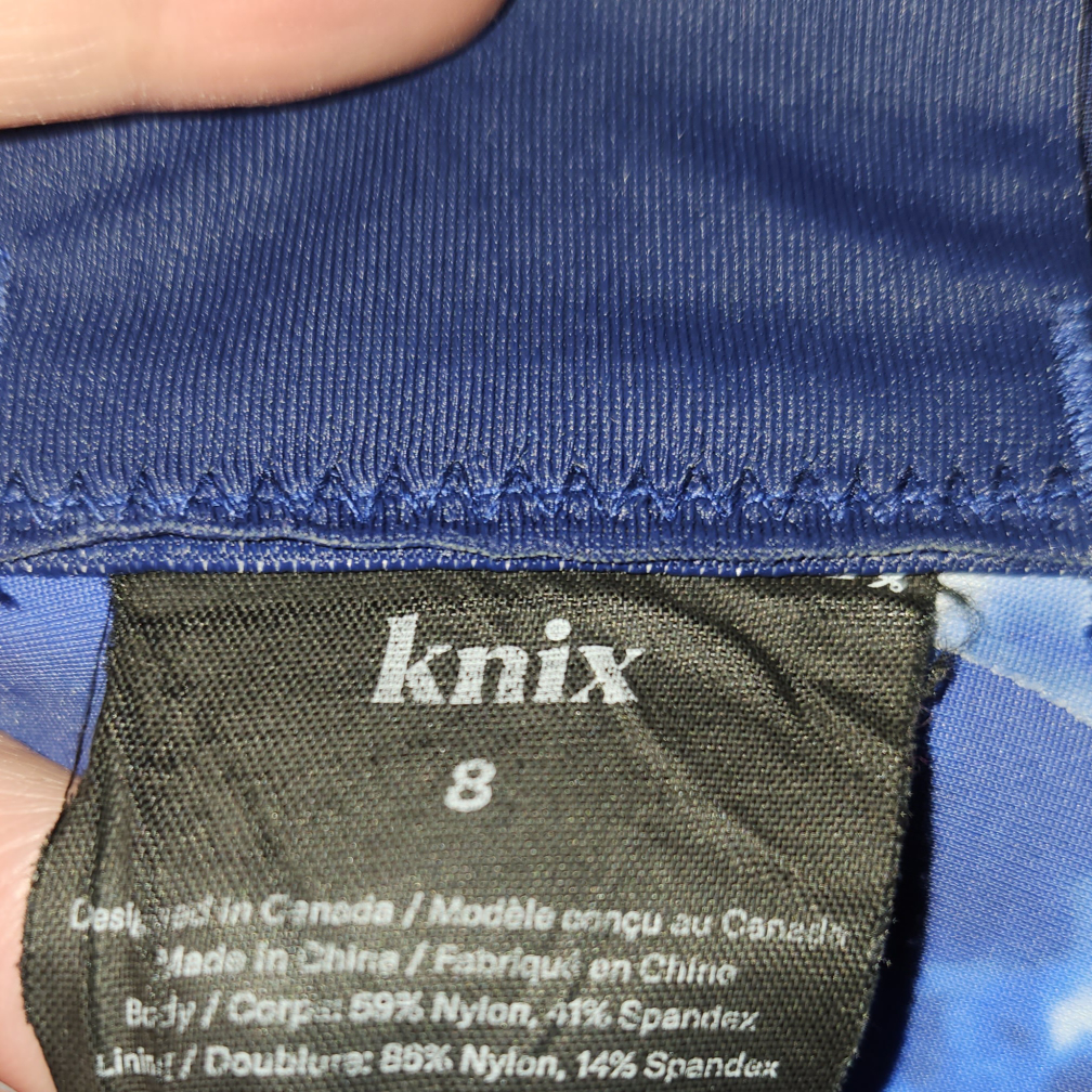 KNIX CATALYST SPORTS BRA Indigo Tie Dye 🦋💙 image indicator(5)