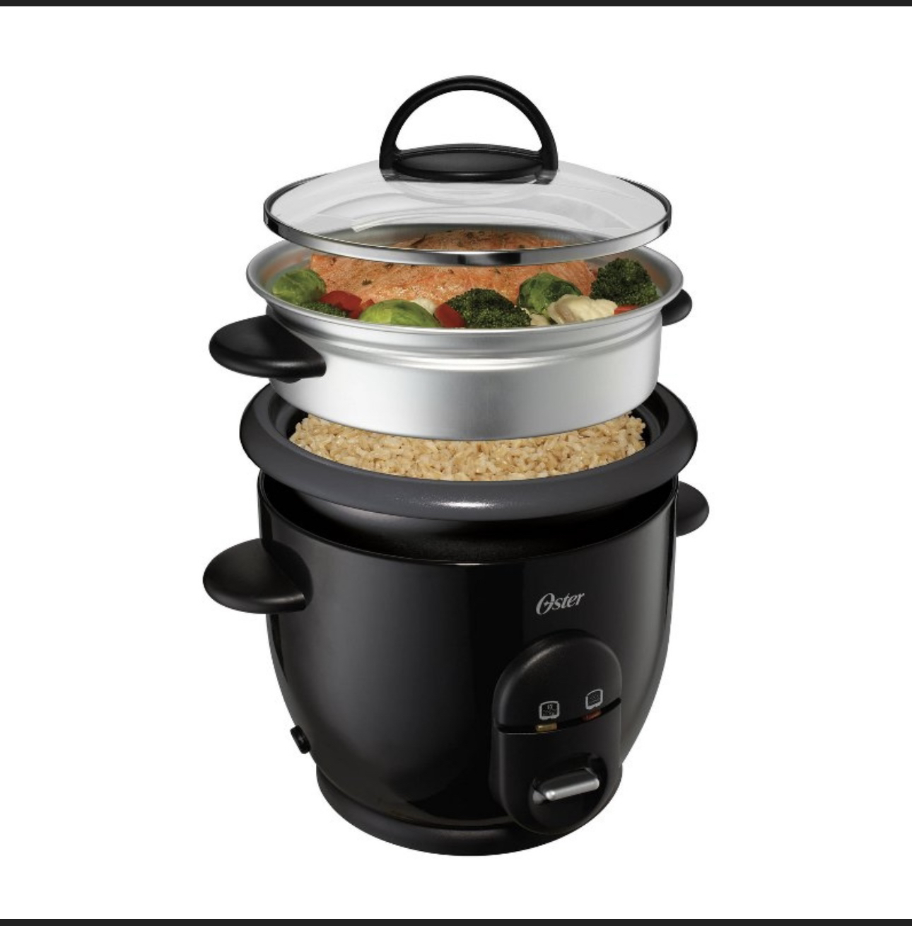 Oster DiamondForce 6 Cup Nonstick Electric Rice Cooker