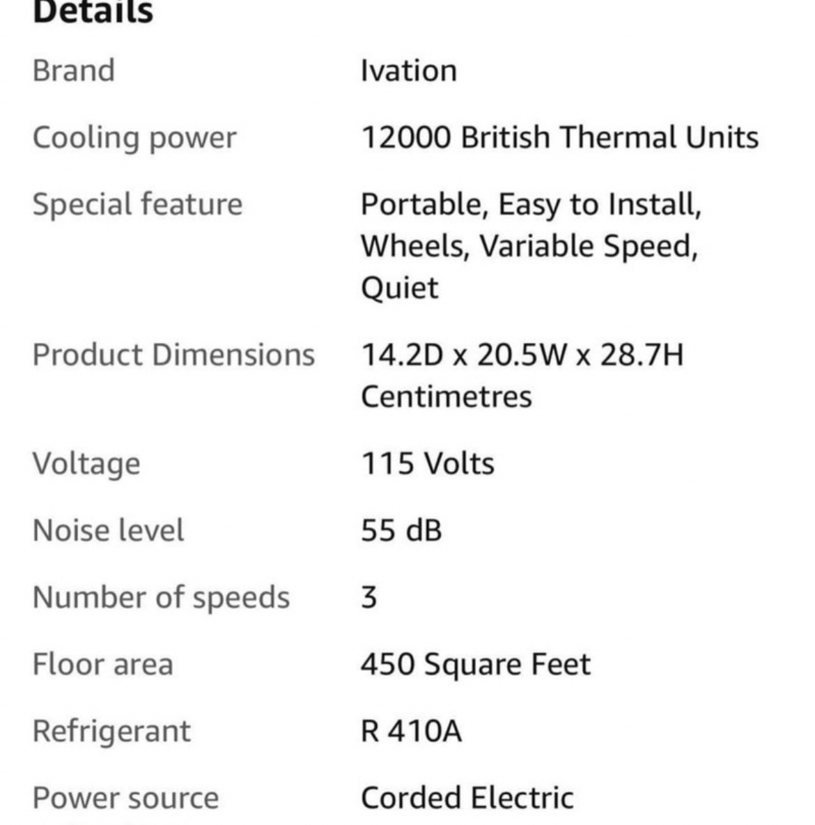 PORTABLE AIR CONDITIONER image indicator(6)