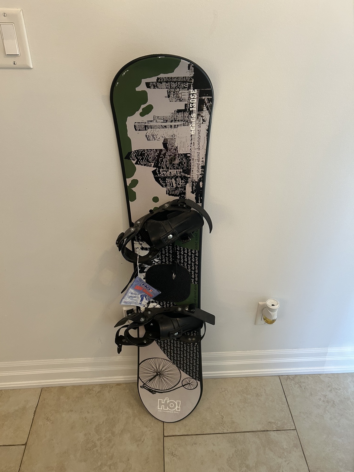 Snowboard with Bindings New with Tag Unused 50” image indicator(4)