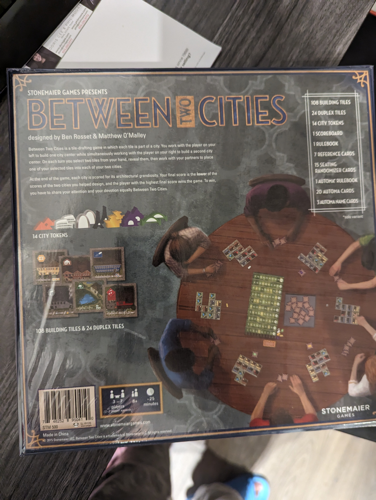 Board Game - Between Two Cities - New - photo 2