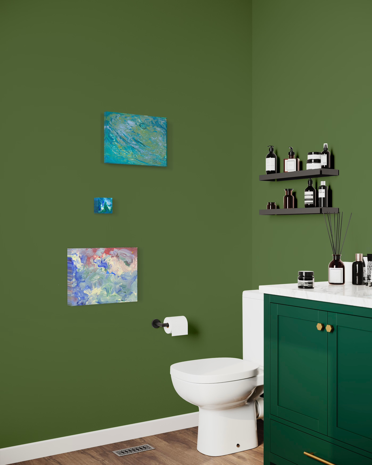 Small green painting image indicator(4)