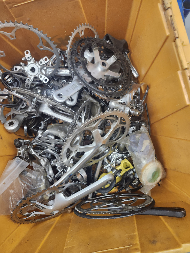assortment of bike cranks - photo 2