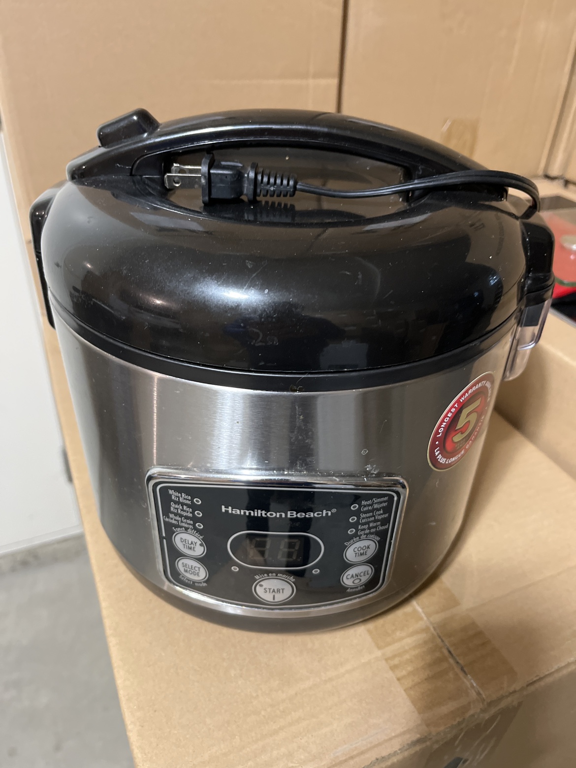 Rice Cooker, Hamilton Beach thumbnail
