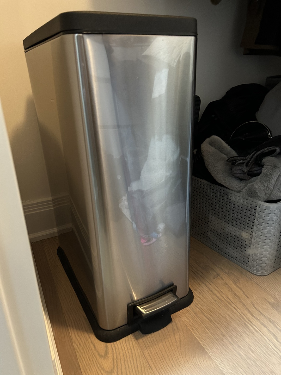 Squared Away™ Stainless Steel 45L Rectangle Trash Can - photo 4
