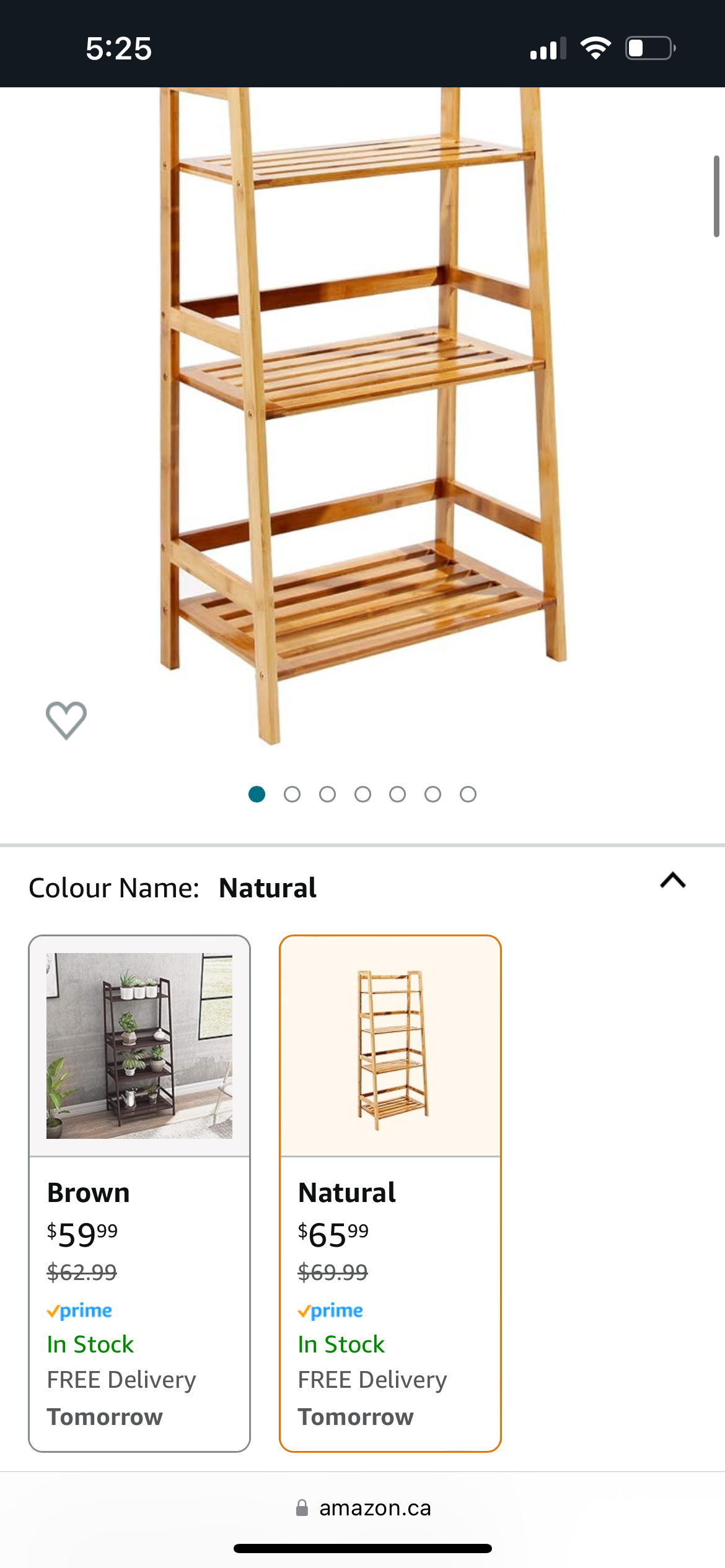 Shelf Unit + Storage Baskets+ Faux Plant image indicator(6)