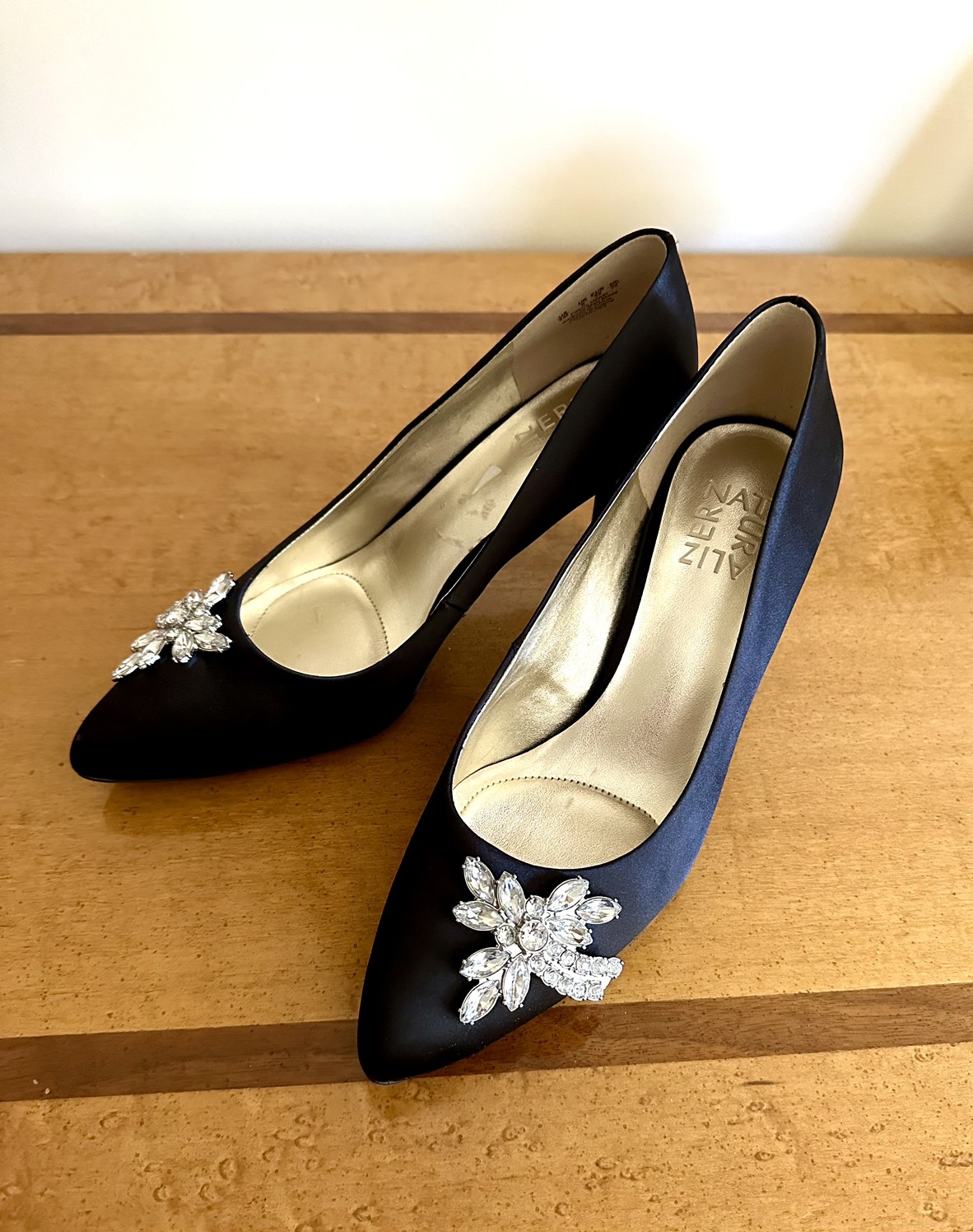 Evening elegant black shoes - photo 3