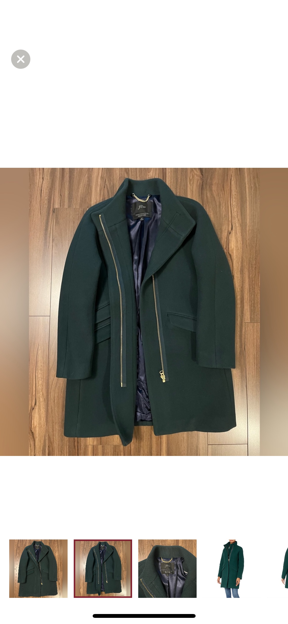 J. Crew Cocoon Coat in Stadium Wool image indicator(2)