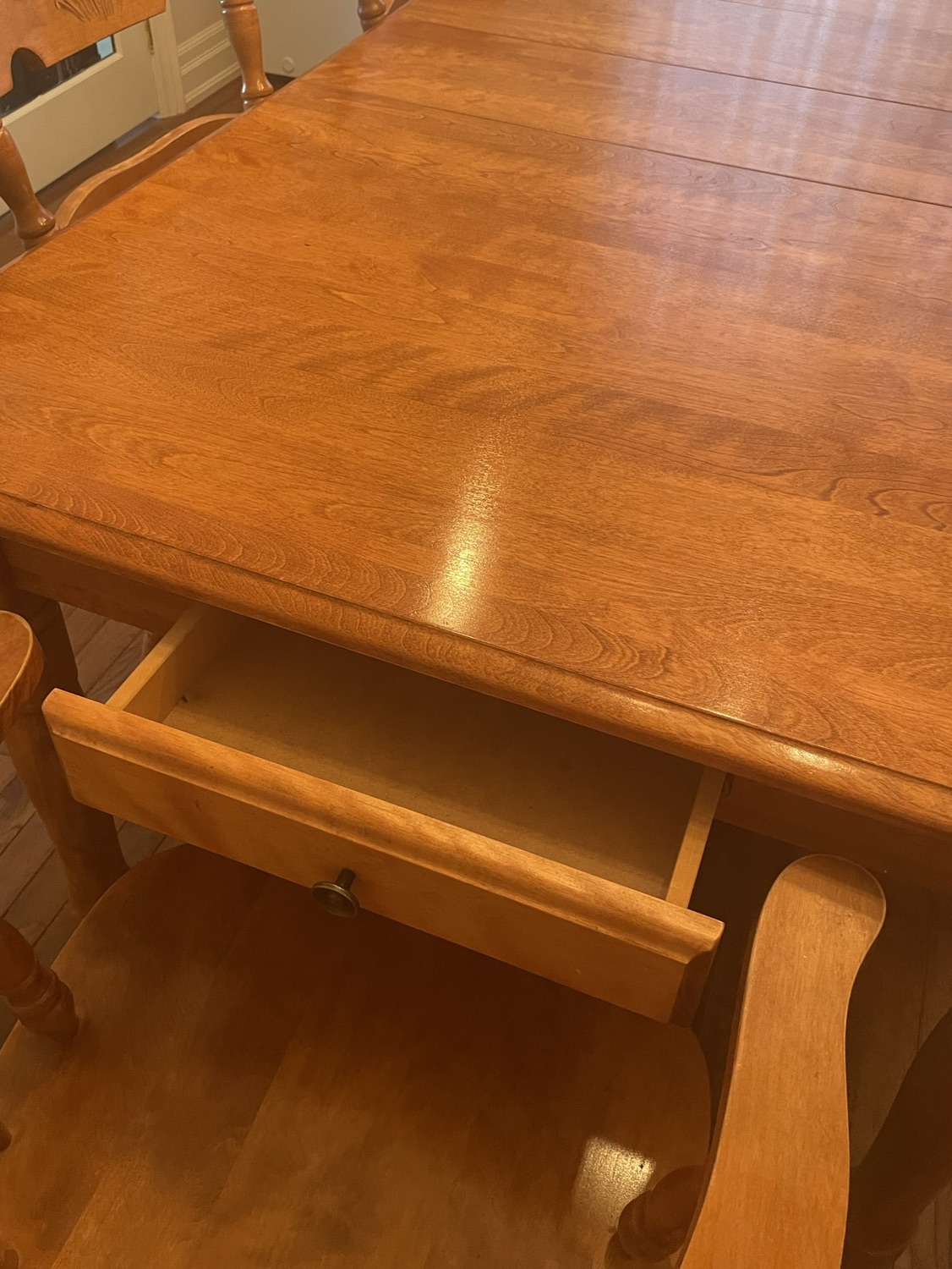 Dining table with chairs