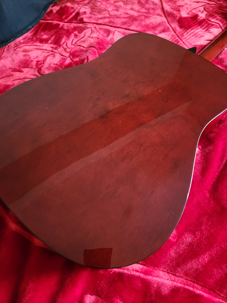 Oscar Schmidt acoustic guitar with soft case image indicator(5)