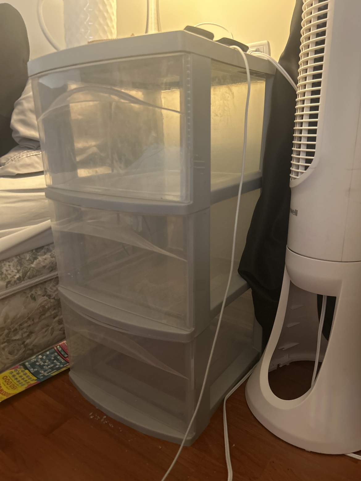 3 Drawer Grey Plastic Organizer image indicator(2)