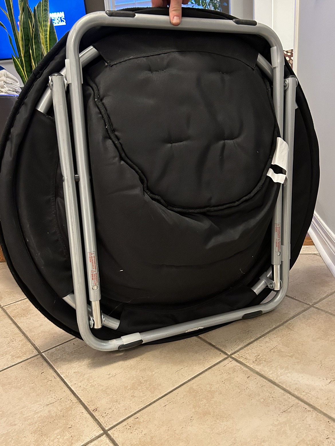 Folding Papasan Chair (4 available) - photo 3