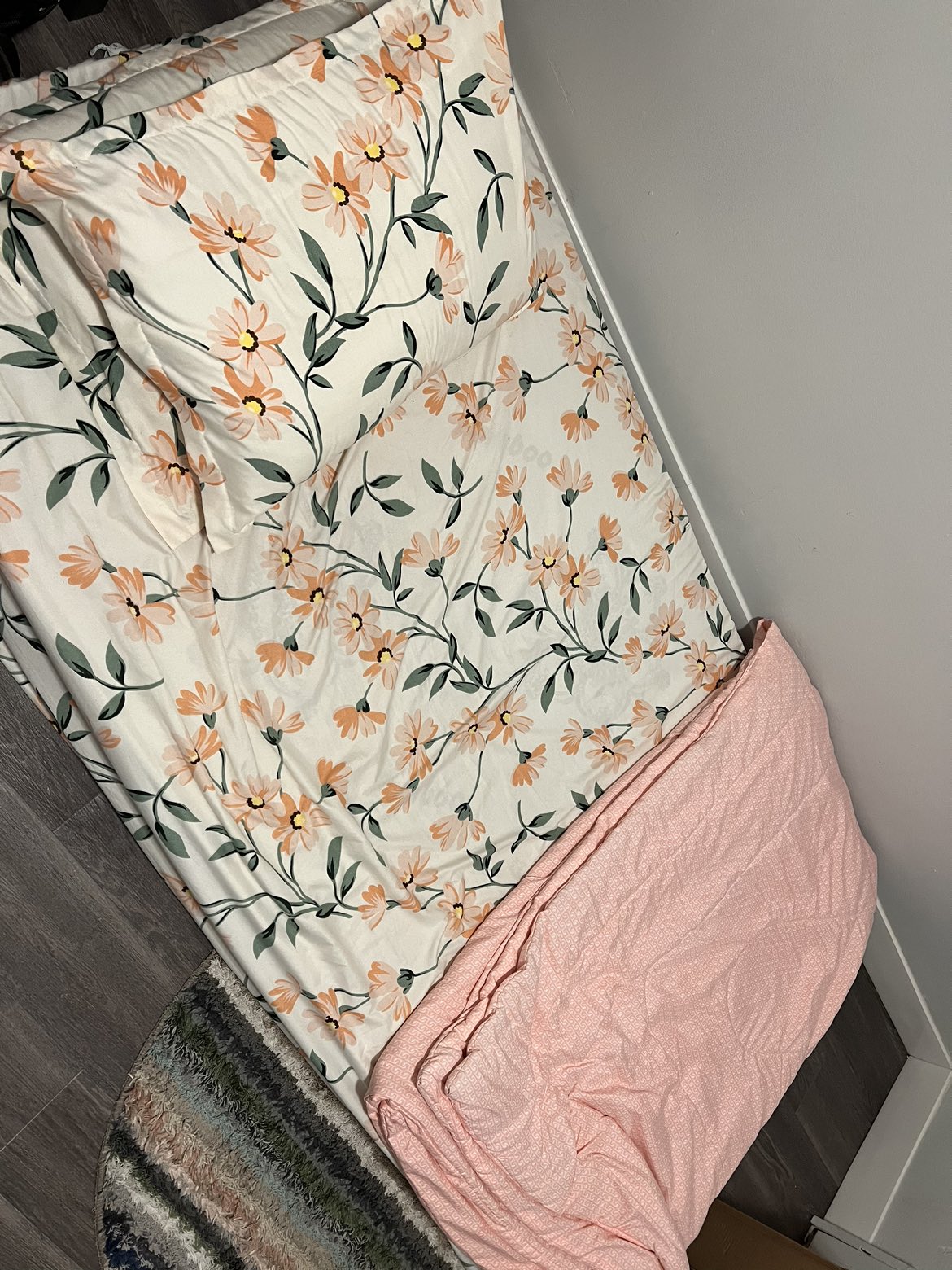 Twin bed with pillows for free!