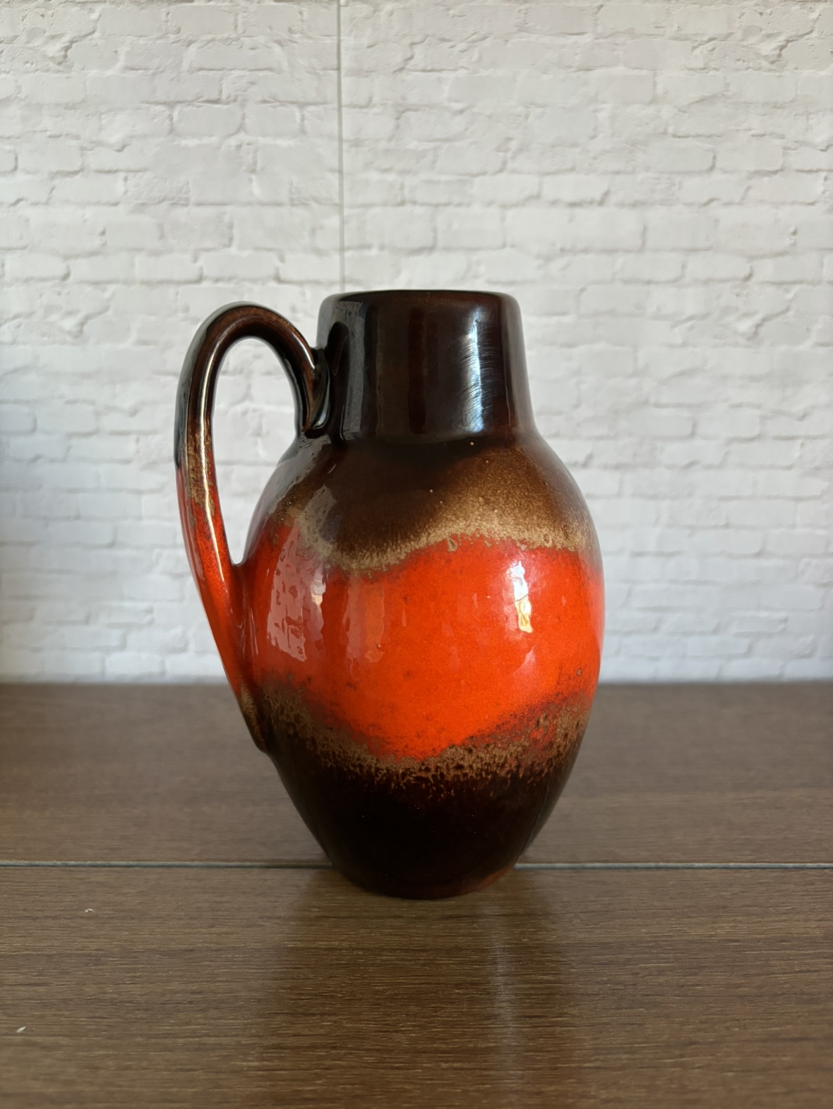 Vintage 1970s MCM Scheurich West German Vase thumbnail