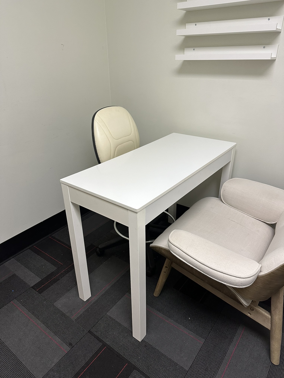 Ikea White Desk w/ single drawer