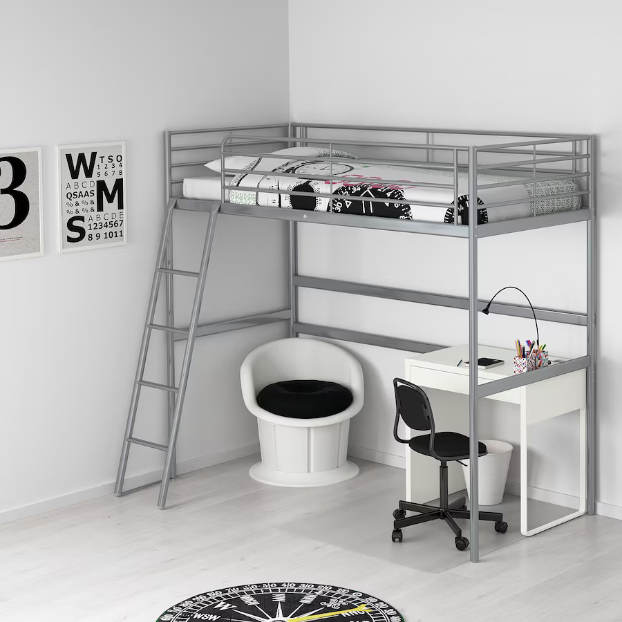 Ikea SVARTA Loft Bed Frame - photo 3