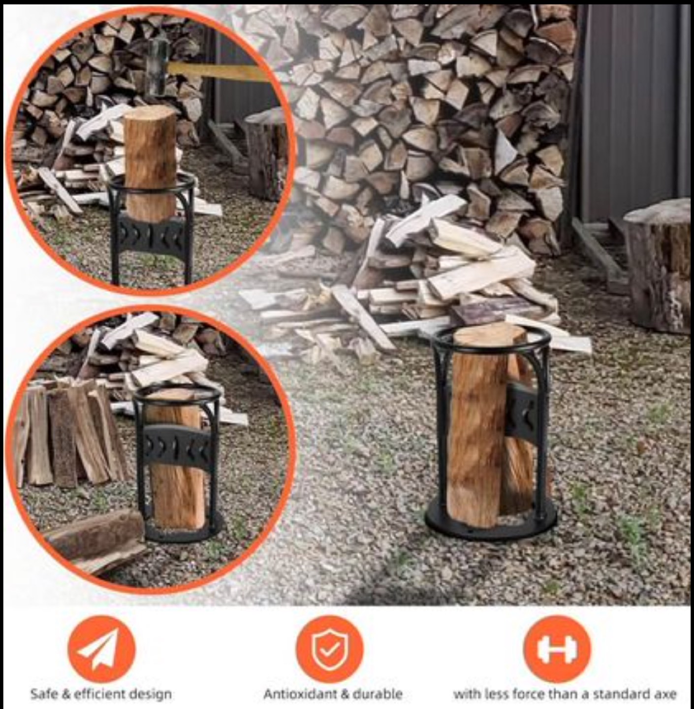 Kindling Splitter- Manual Log Splitter- Wood Splitter - photo 4