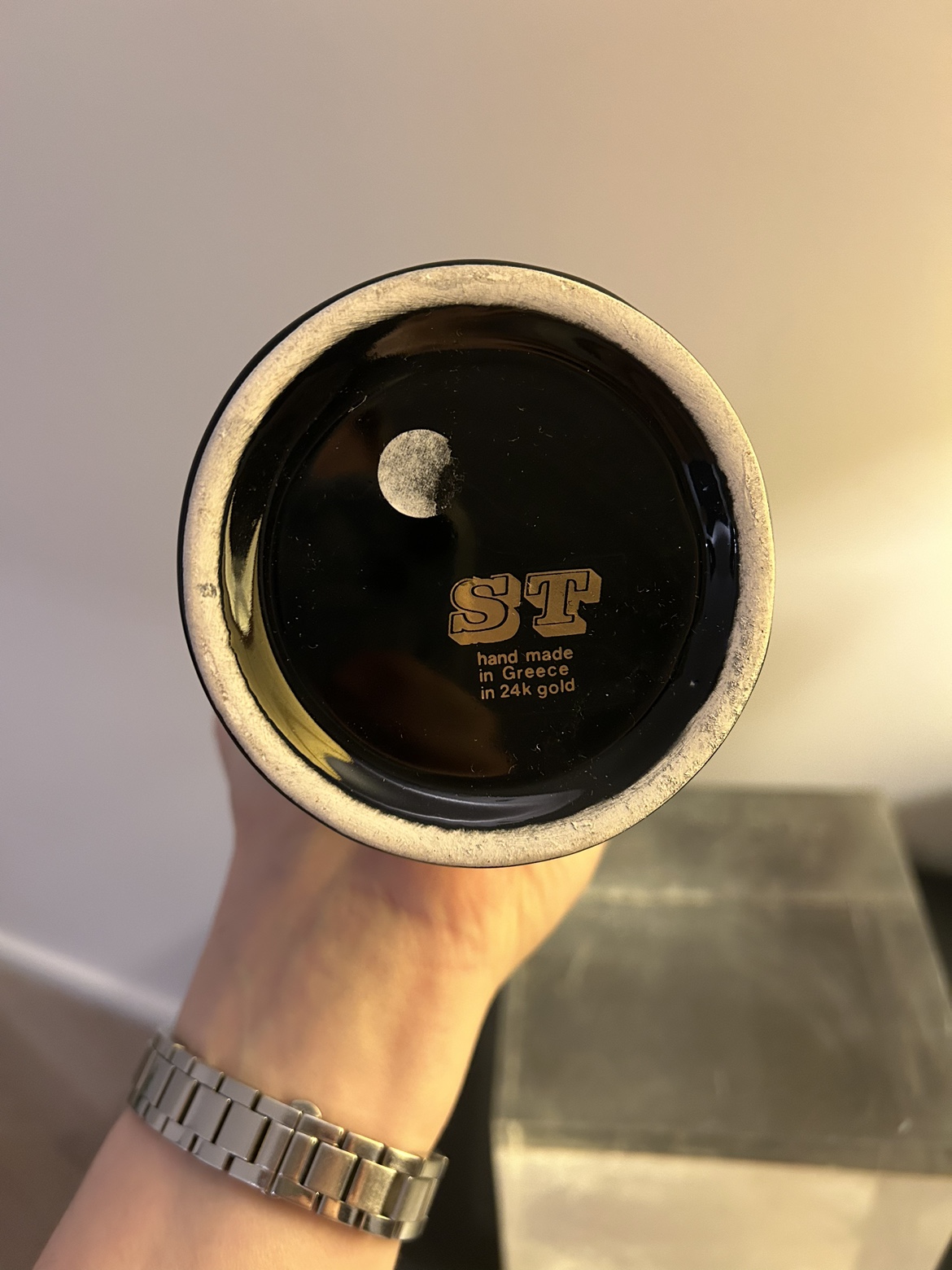 24k gold hand made vintage Greek vase image indicator(5)