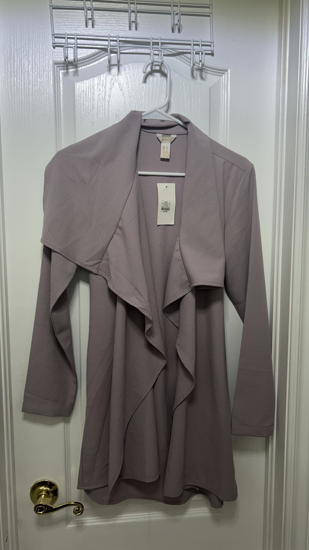 Pink Long Blazer Coat thumbnail