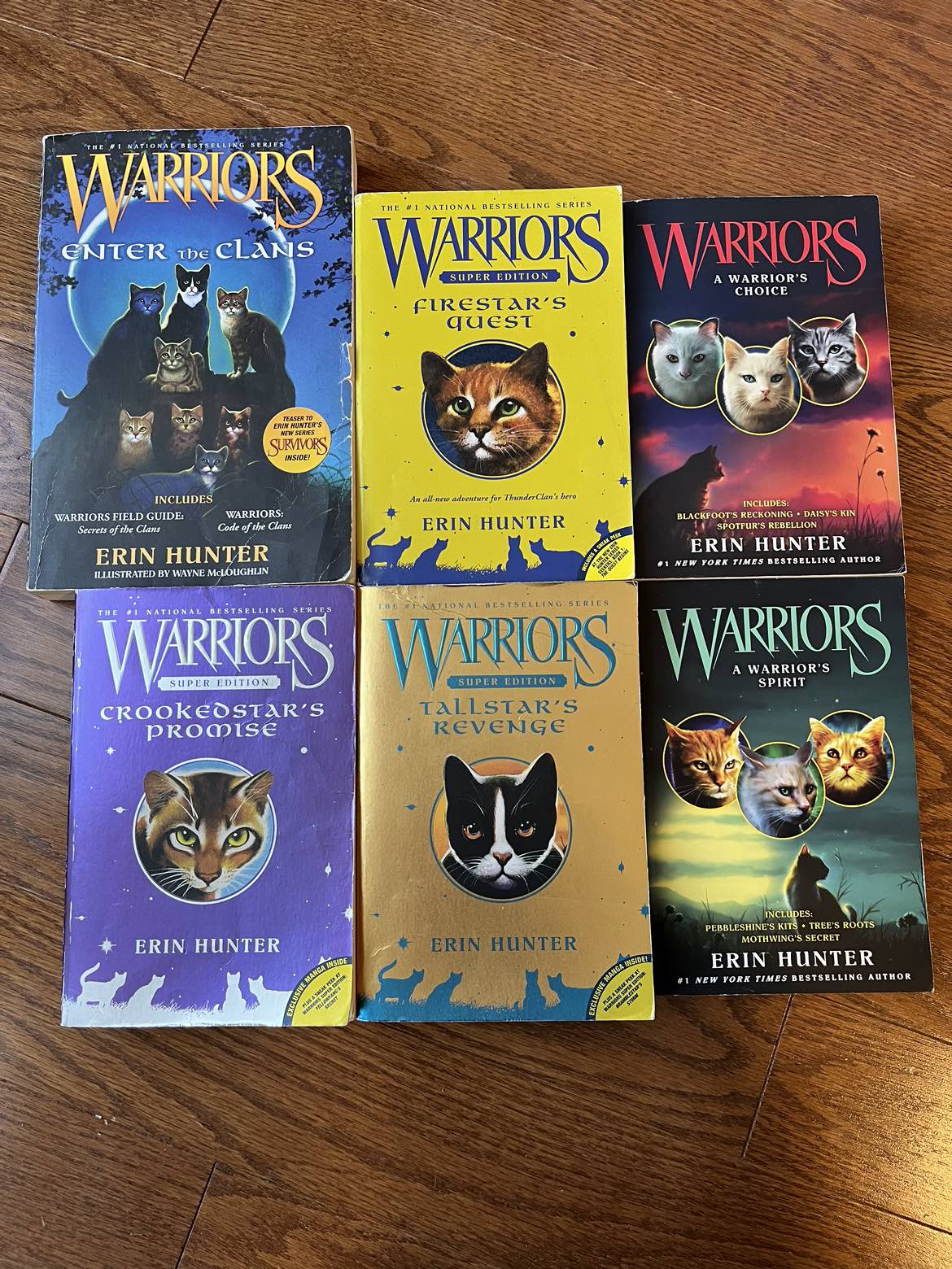 Warriors novels x 6 thumbnail